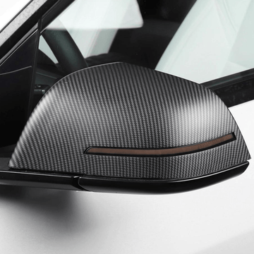 Retrofit Replacement Side Mirror Covers With Blinkers For Tesla Model 3 2017-2022 - PimpMyEV