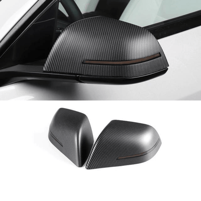 Retrofit Replacement Side Mirror Covers With Blinkers For Tesla Model 3 2017-2022 - PimpMyEV