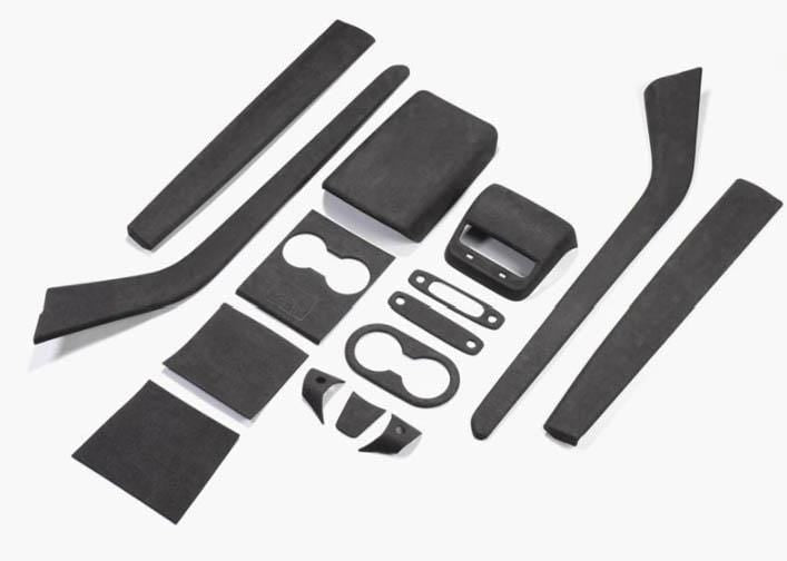 Grey Suede Full Interior Upgrade Kit For Model Y 2020 - PimpMyEV