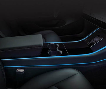 Center Console Ambient Lighting Kit for Model 3 & Y - PimpMyEV