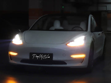 Front Sequential Sweeping Fog Lights & Blinkers V2 For Tesla Model 3 2017-2023 - PimpMyEV