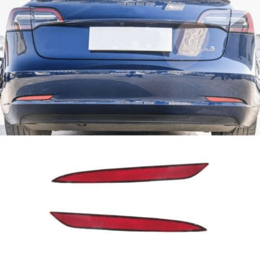 Rear Aftermarket Reflectors For Tesla Model 3 2017-2022 - PimpMyEV