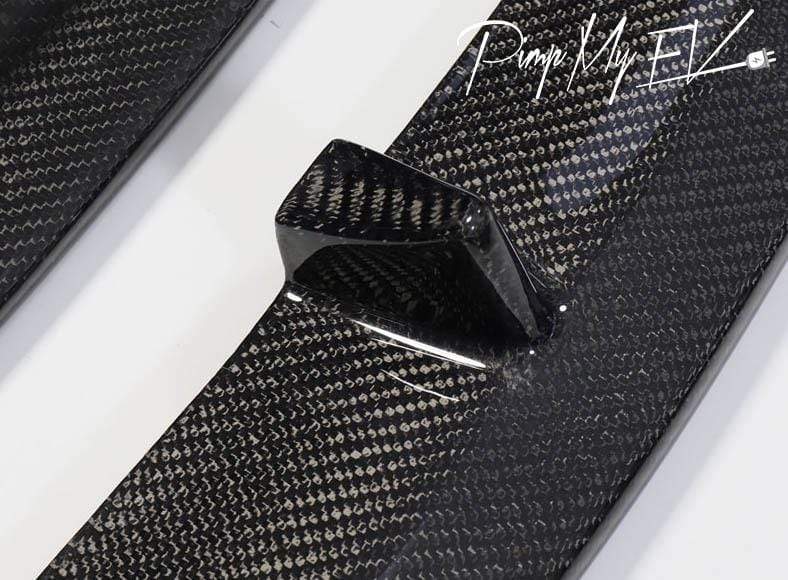 Genuine Carbon Fiber Blade Front Lip For Model 3 (Gloss) - PimpMyEV