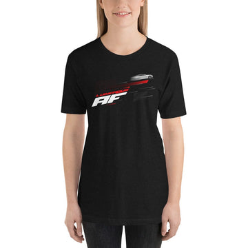 Ludicrous AF Diagonal Design Unisex t-shirt For Tesla Enthusiasts - PimpMyEV