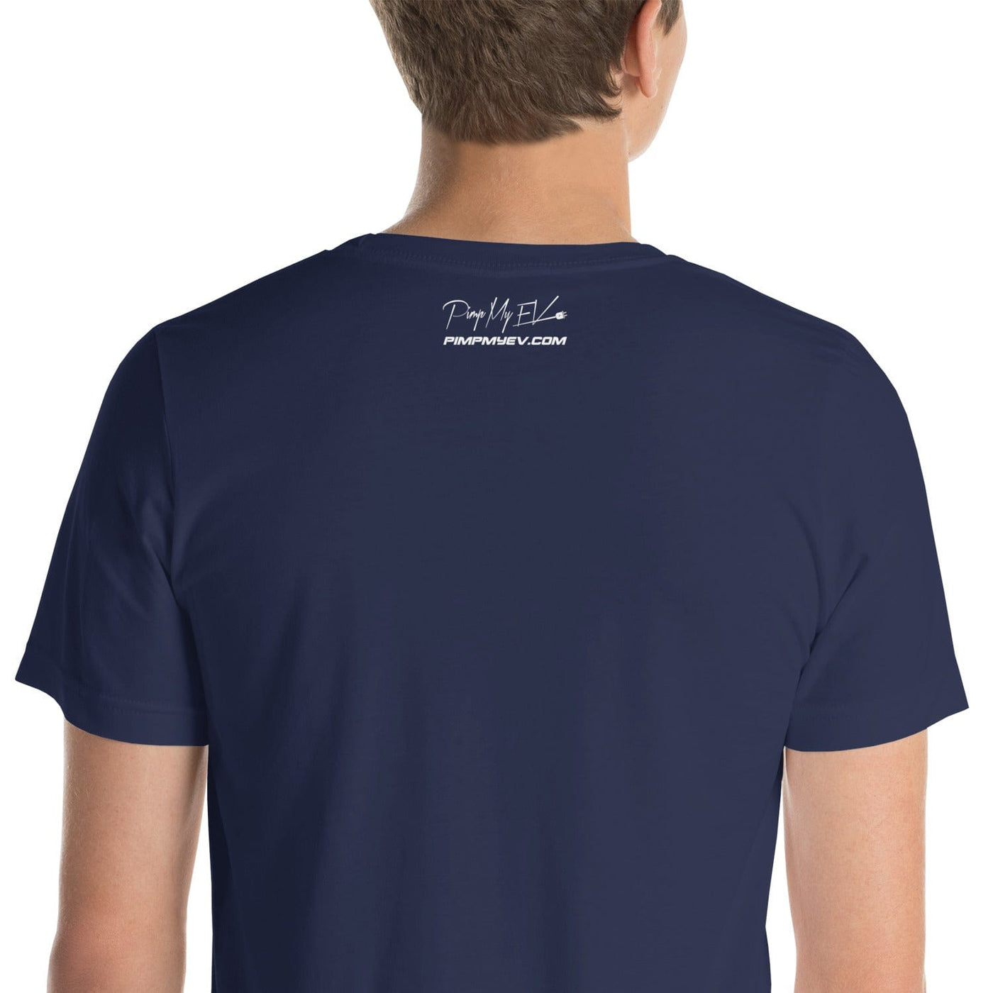 Ludicrous AF Diagonal Design Unisex t-shirt For Tesla Enthusiasts - PimpMyEV