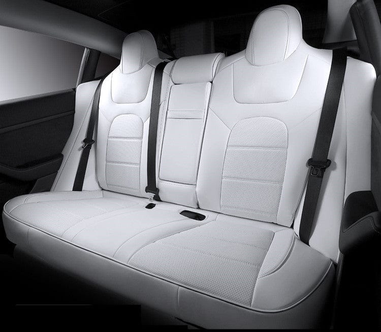 Premium Customizable Vegan Tesla Model 3 Leather Seat Covers 2017-2022 - PimpMyEV