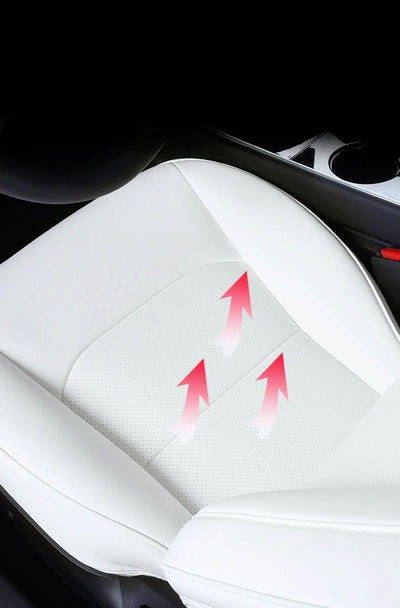 Premium Vegan Leather Car Seat Covers for Model 3 2017-2022 - PimpMyEV