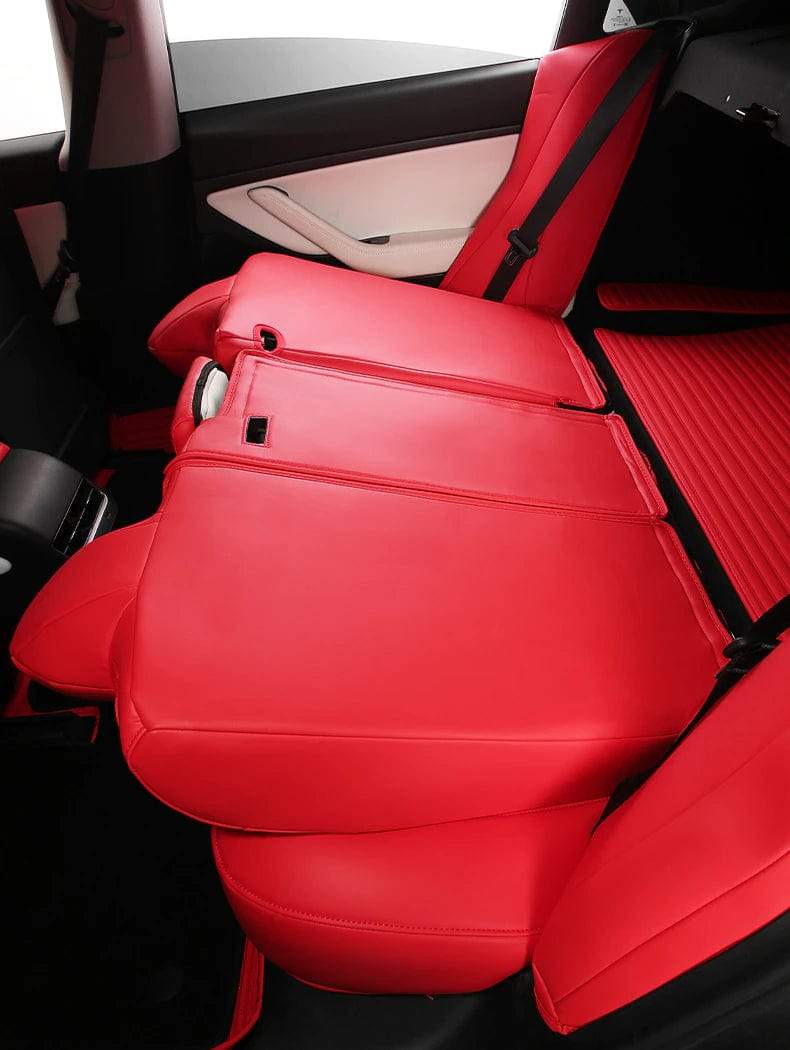 Model 3 Red Seat Covers