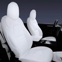 Premium Vegan Leather Seat Covers For Tesla Model 3 2017-2023