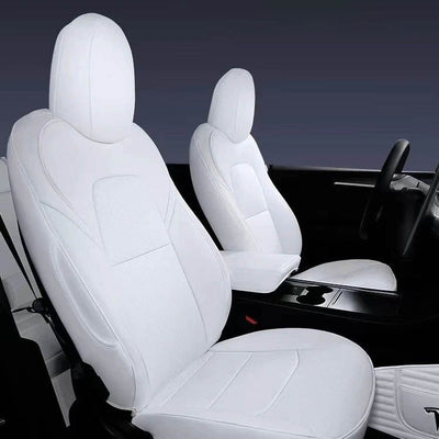 Premium Customizable Vegan Leather Seat Covers For Tesla Model 3 2017-2023 - PimpMyEV