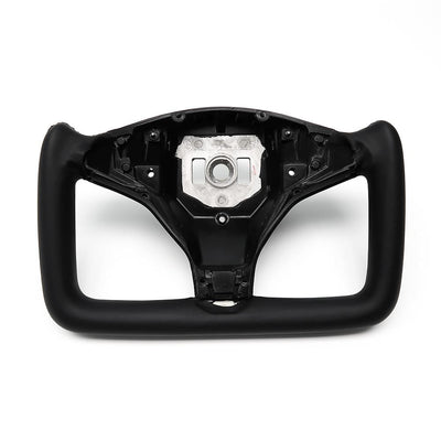 Custom Dry Carbon Fiber Yoke Steering Wheel Replacement for Model S & Model X - PimpMyEV