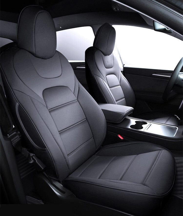 Premium Customizable Vegan Leather Seat Covers For Tesla Model Y 2020-2023 - PimpMyEV