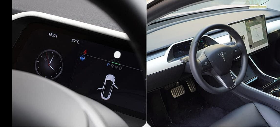 Full Length Instrument Panel Center Console Dashboard Touch Screen For ...