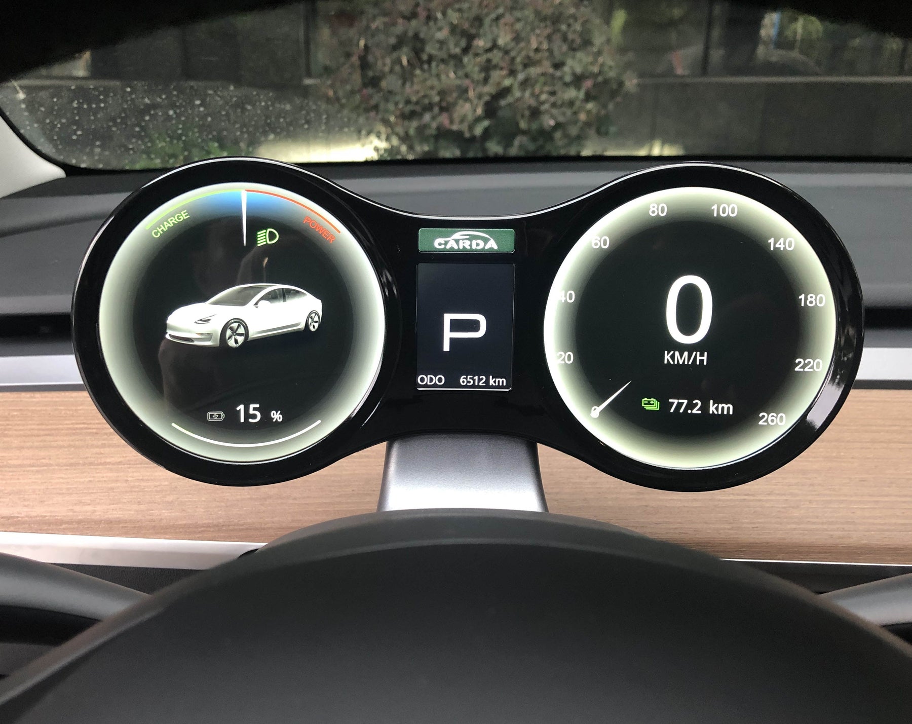 Tesla Rpm Meter Rounded Dashboard Instrument Cluster Display For Tesla Model Y 2020-20