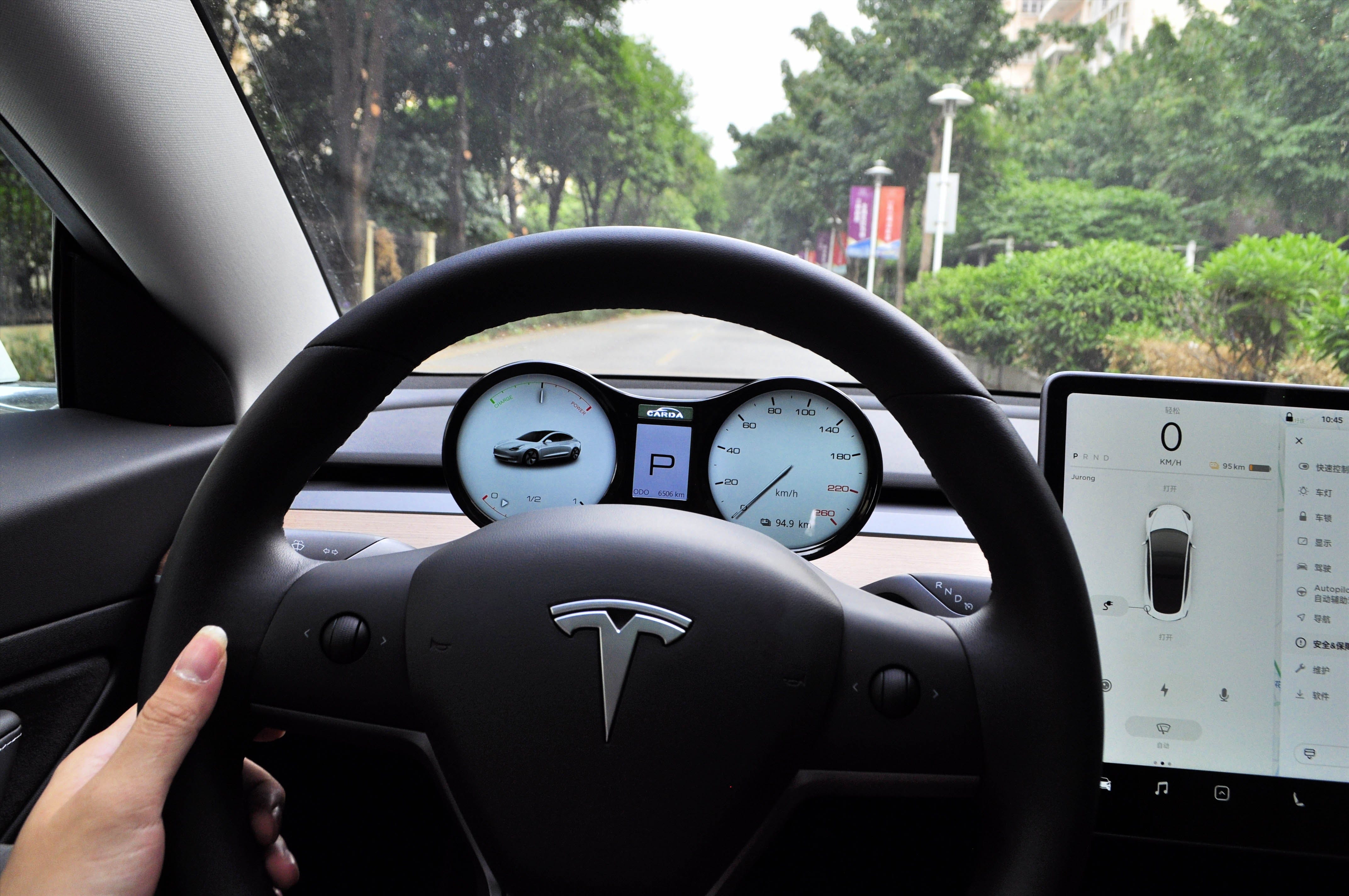 Dashboard Instrument Cluster Display For Tesla Model Y 2020-2023