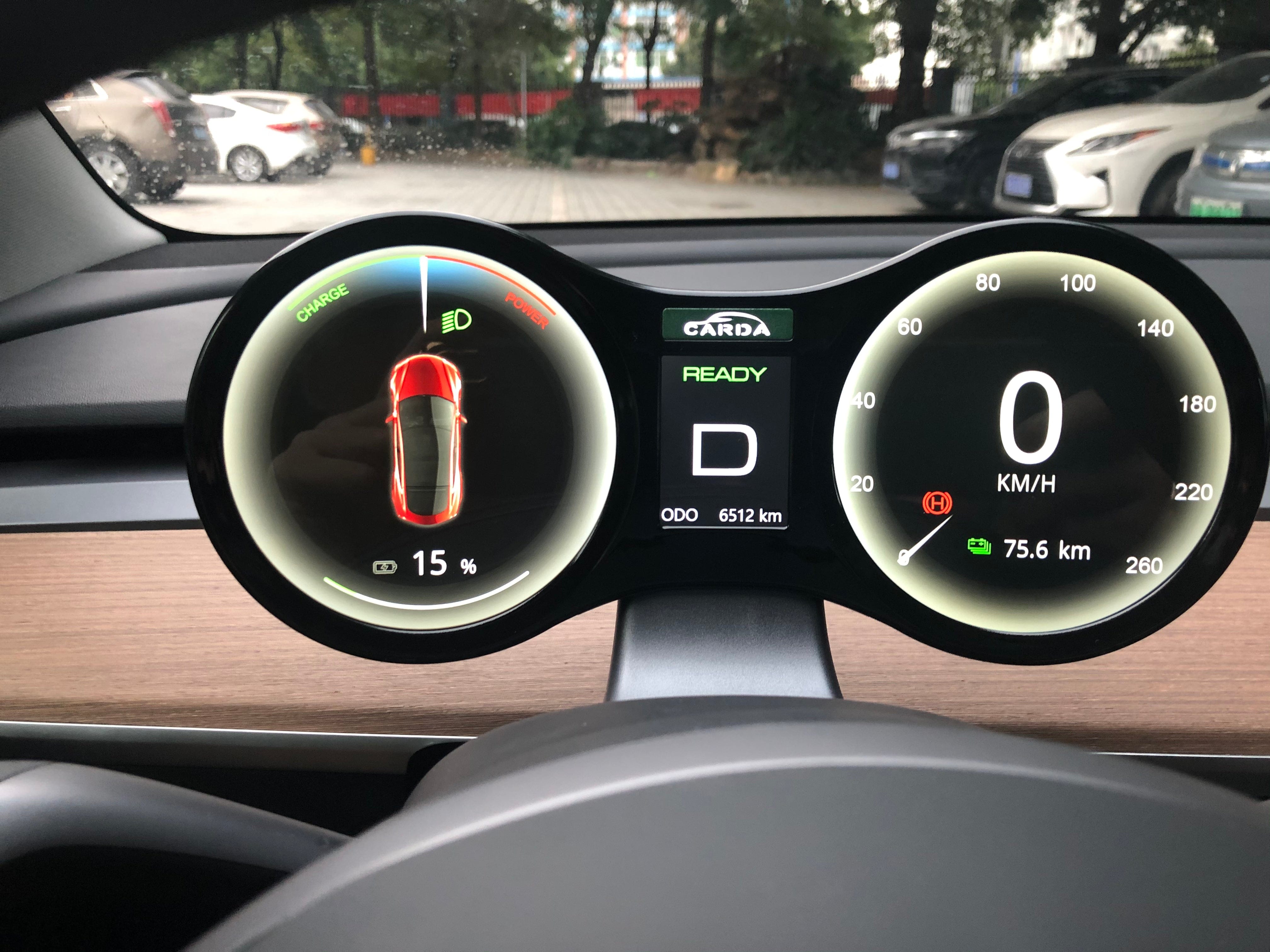 Dashboard-Kombiinstrument-Display für Tesla Model Y 2020-2023