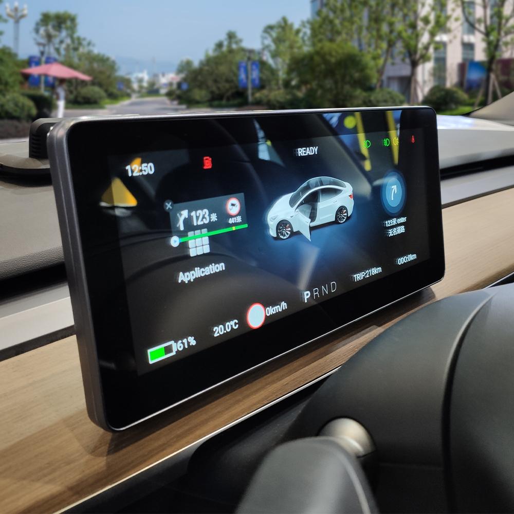 Tesla Dashboard display Model 3 LHD Dashboard Display by Hansshow (Android  Auto/iOS Car Play Dual Compatibility)