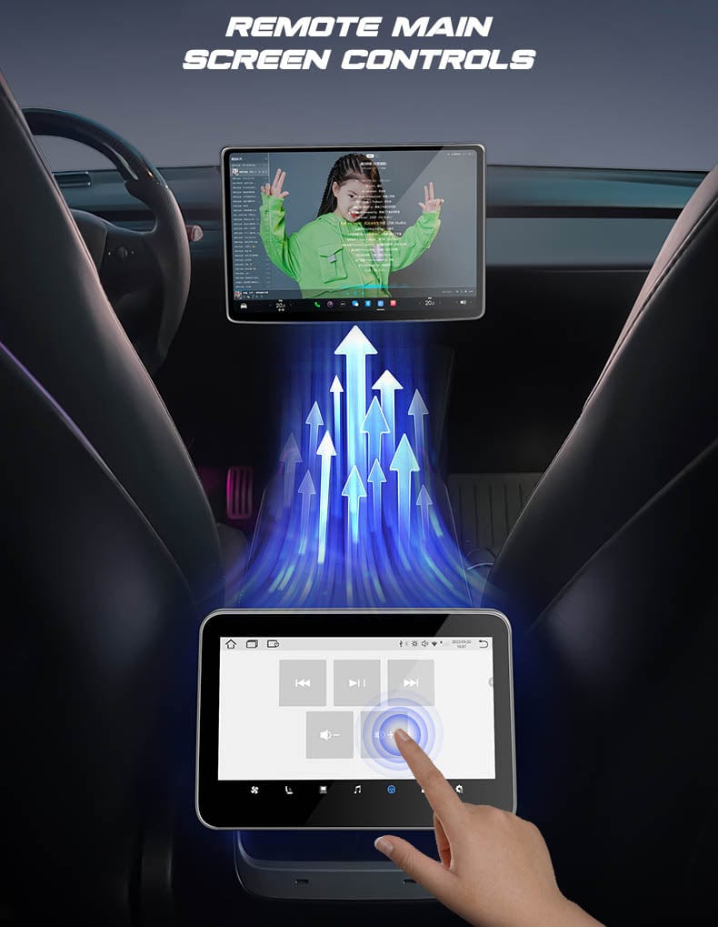Praktischer Bildschirm-Organizer aus ABS für Model 3/Y – My Tesla Tuning