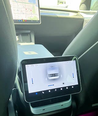 Rear Entertainment & Climate Control Screen For Tesla Model 3/Y 2017-2022 - PimpMyEV