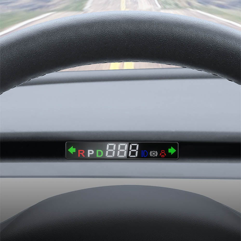Retrofit Stealth Head Up Display HUD LED Cluster Speedometer for Tesla Model Y 2020-2022 - PimpMyEV