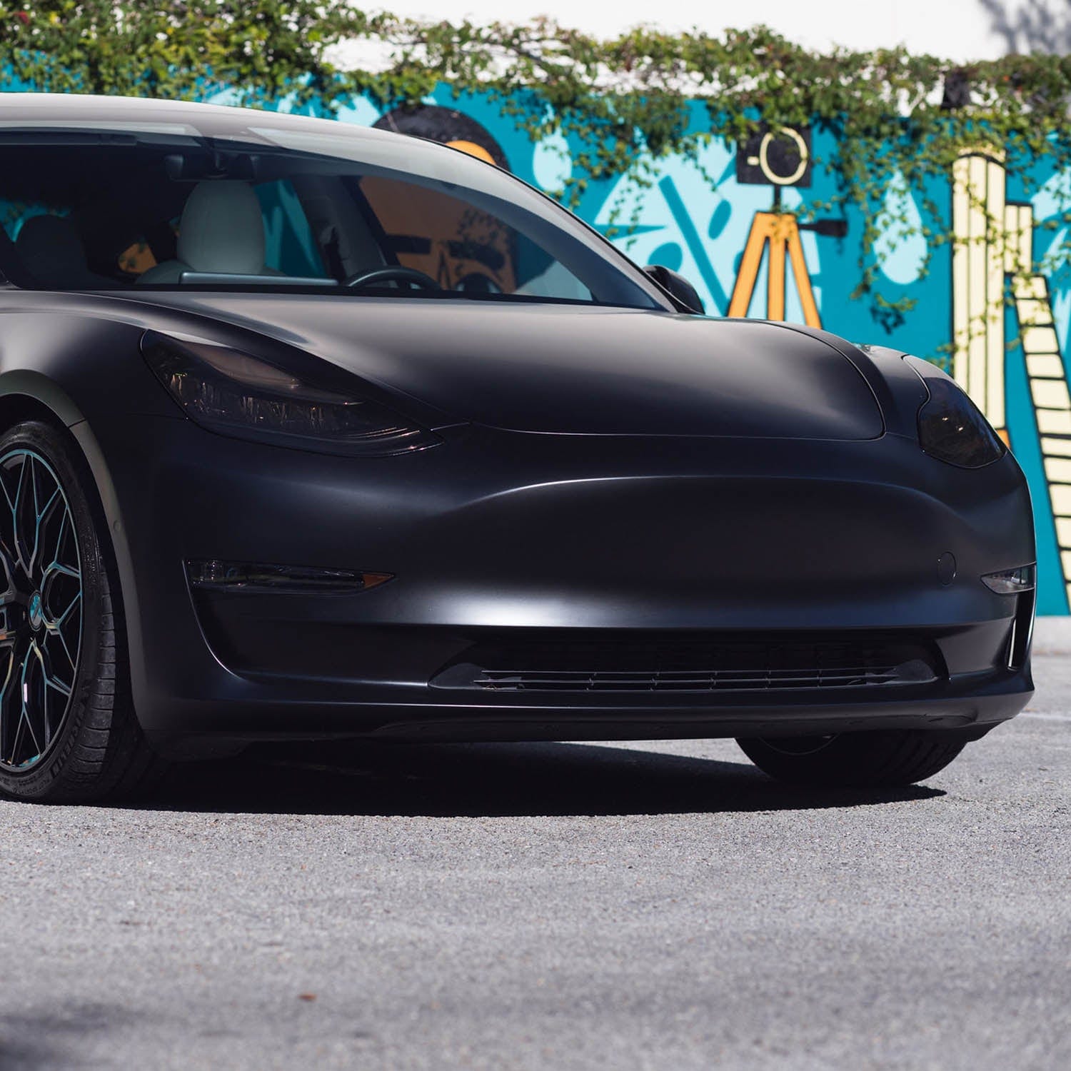 Pre-Cut Head lights, Tail lights Black & Clear Tint film set for Tesla  Model Y 2020-2023
