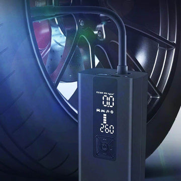 Portable USB-C 8000MAh Tyre Inflator For Cars, Bikes and Sports - PimpMyEV