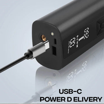 Portable USB-C 8000MAh Tyre Inflator For Cars, Bikes and Sports - PimpMyEV
