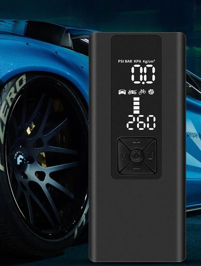 Portable USB-C 8000MAh Tyre Inflator For Cars, Bikes and Sports - PimpMyEV