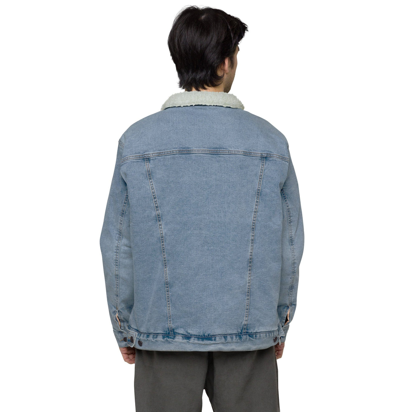 Pimp My EV Unisex Denim Sherpa Jacket - PimpMyEV