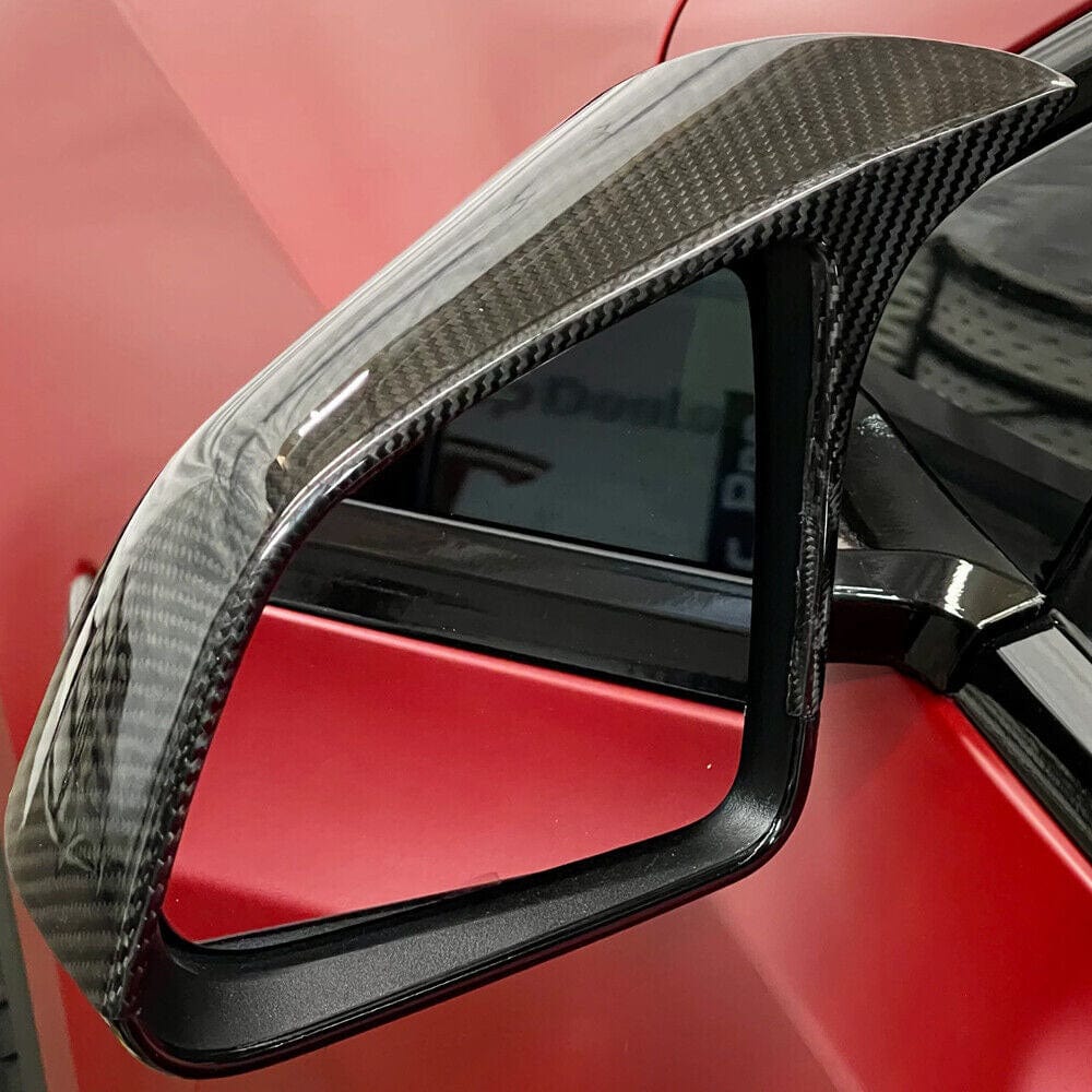 Cuztomtuning Real Carbon Fiber Side Mirror Covers For Tesla Model 3 / Highland 2017-2025 (Pair)