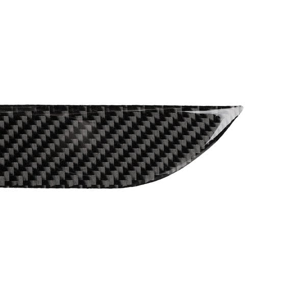 4PCs Genuine Carbon Fiber Door Handle Front Trims For Model S (Gloss) 2017-2022 - PimpMyEV