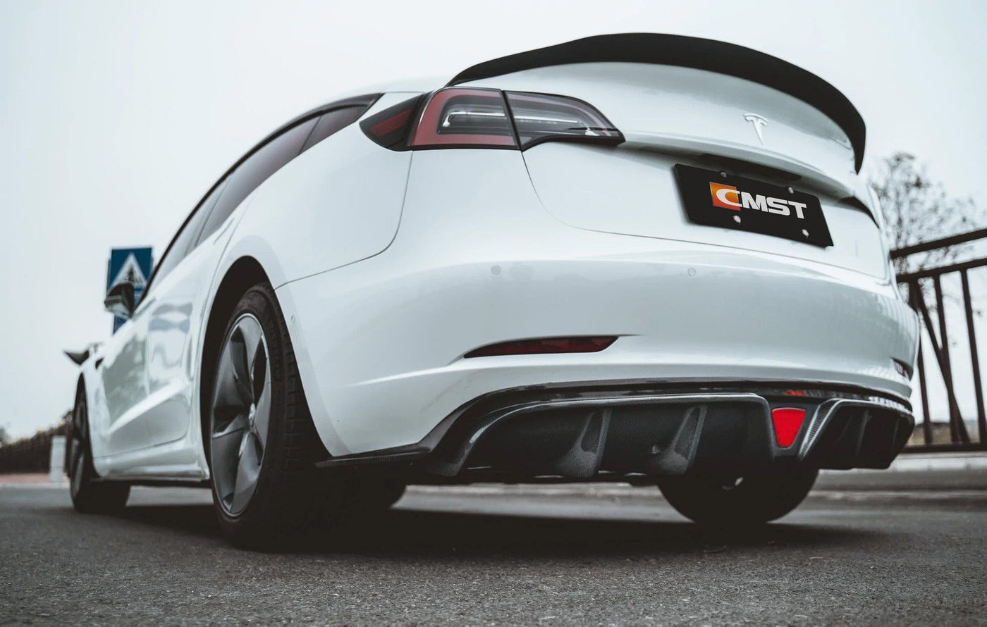CMST Genuine Carbon Fiber Full Body Kit Style C For Tesla Model 3 2017-2023 - PimpMyEV