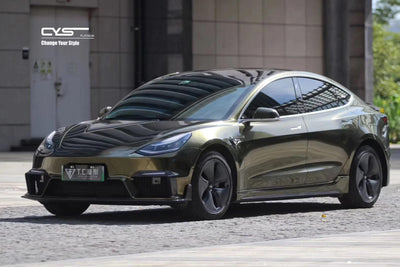 CMST Genuine Carbon Fiber Full Body Kit Style D For Tesla Model 3 2017-2023 - PimpMyEV