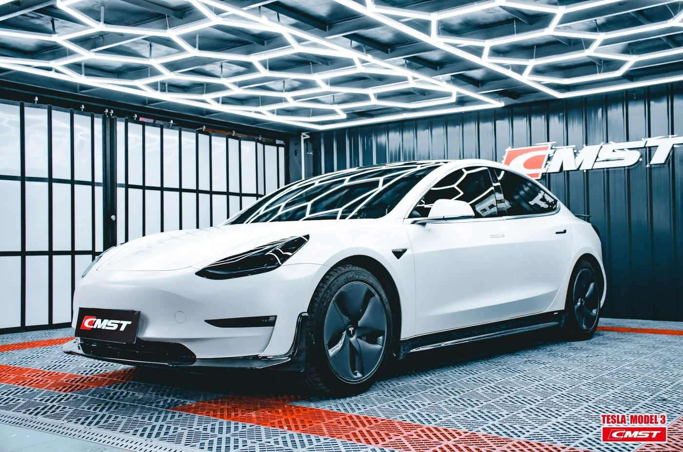 CMST Genuine Carbon Fiber Full Body Kit Style E For Tesla Model 3 2017-2023 - PimpMyEV