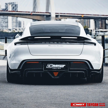 CMST Genuine Carbon Fiber Rear Diffuser For Porsche Taycan Turbo & Turbo S 2021-2023 - PimpMyEV