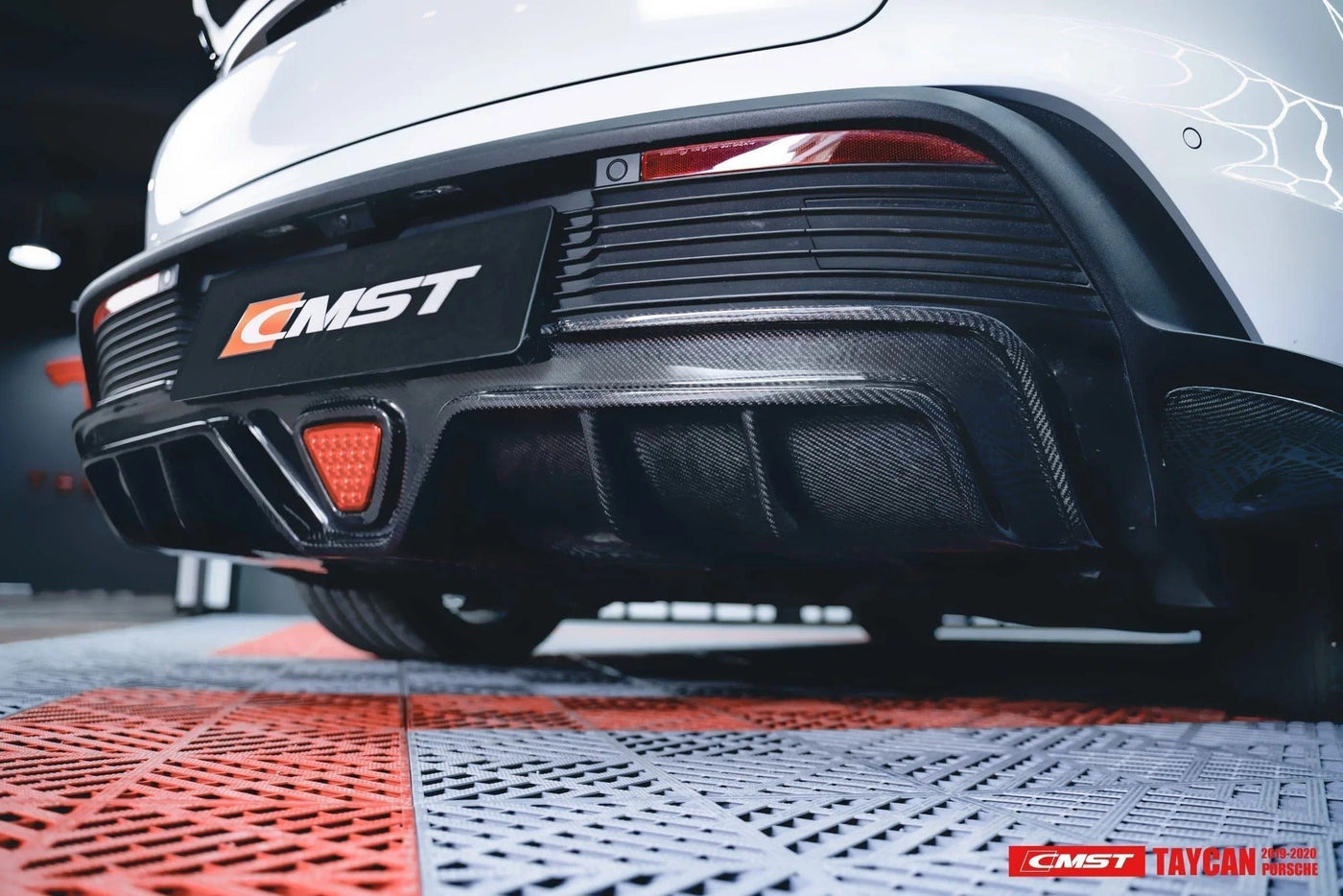 CMST Genuine Carbon Fiber Rear Diffuser For Porsche Taycan Turbo & Tur ...