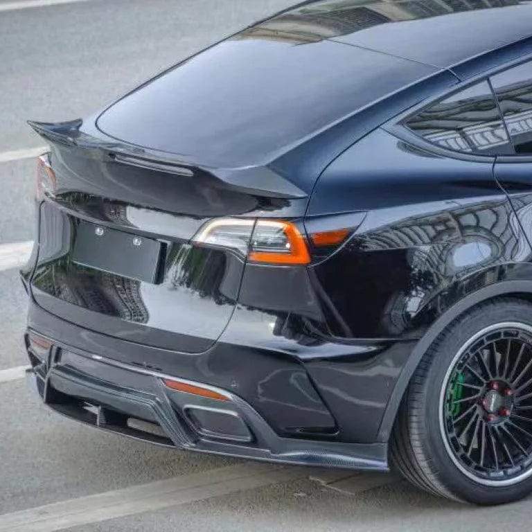 CMST Genuine Carbon Fiber Rear Diffuser V3 For Tesla Model Y 2020-2024 ...