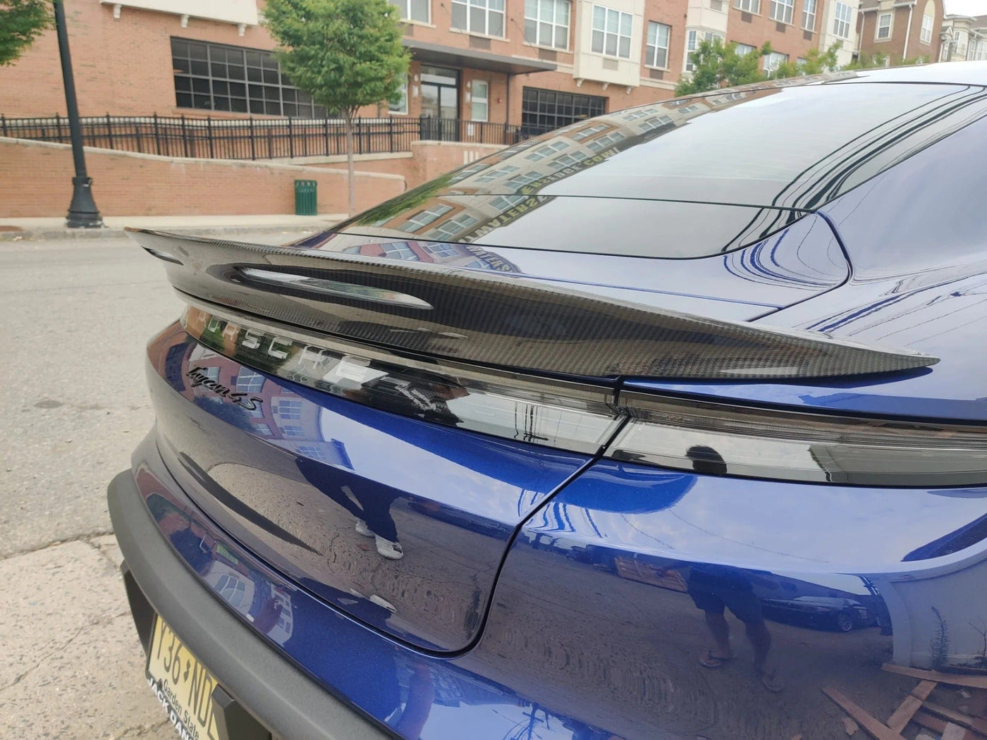 CMST Genuine Carbon Fiber Rear Spoiler For Porsche Taycan Turbo & Turb ...