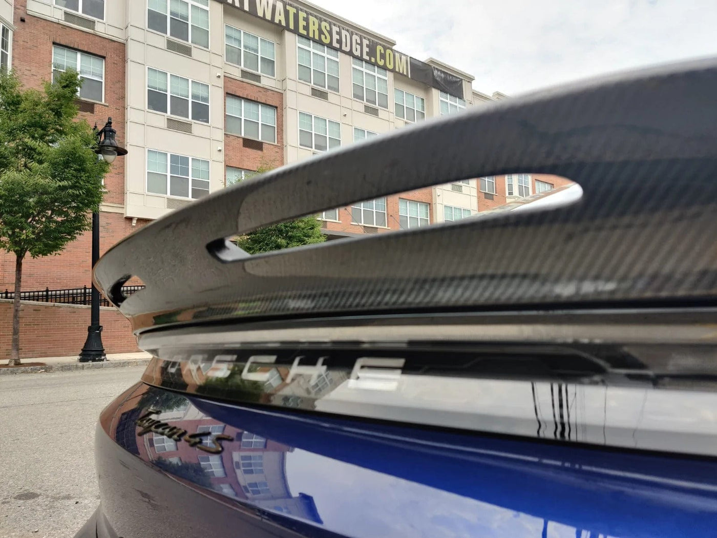 CMST Genuine Carbon Fiber Rear Spoiler For Porsche Taycan Turbo & Turbo S 2021-2023 - PimpMyEV