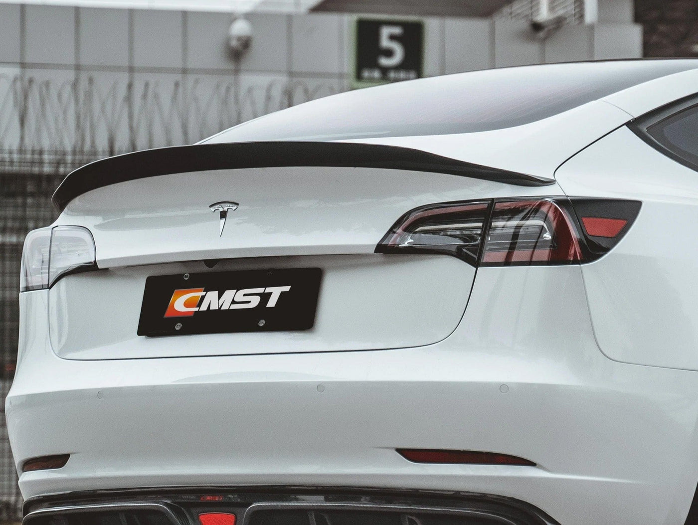 CMST Genuine Carbon Fiber Rear Spoiler For Tesla Model 3 2017-2023 - PimpMyEV