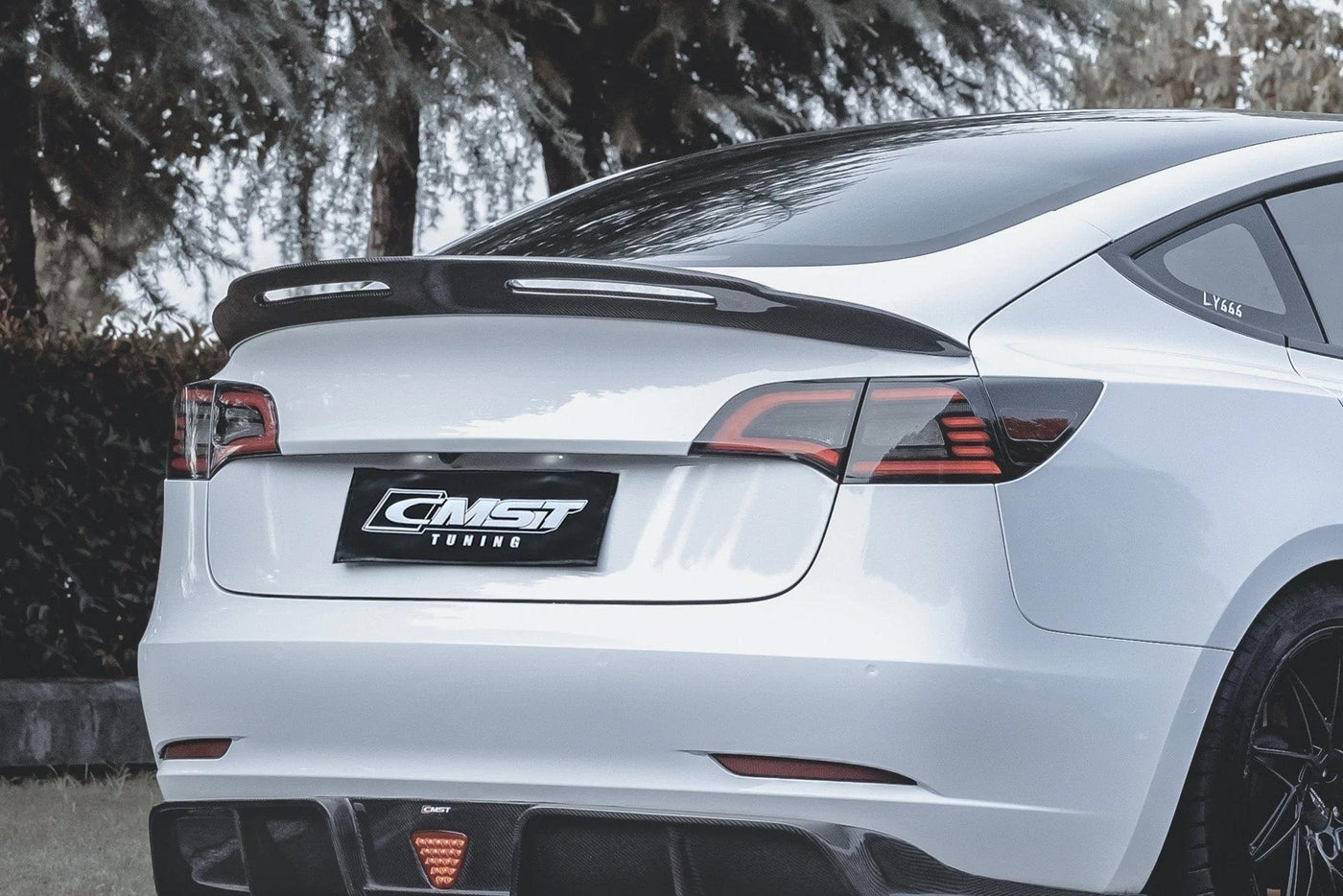 CMST Original Carbon Heckspoiler V4 für Tesla Model 3 2017–2023