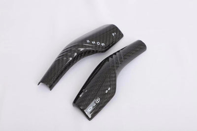 Genuine Carbon Fiber Wiper and Driving Shift Switch Covers V3 for Tesla Model 3 Gloss 2017-2023 - PimpMyEV