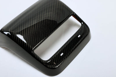 Genuine Gloss Carbon Fiber Rear Air Conditioner Vent Fascia V2 USB-C for Model Y 2020-2022 - PimpMyEV