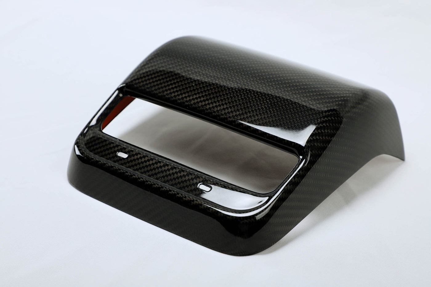 Genuine Gloss Carbon Fiber Rear Air Conditioner Vent Fascia V2 USB-C for Model Y 2020-2022 - PimpMyEV