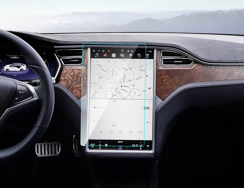 Tesla Touchscreen-Schutzfolie (17 Zoll) für Tesla Model S 2014-2020