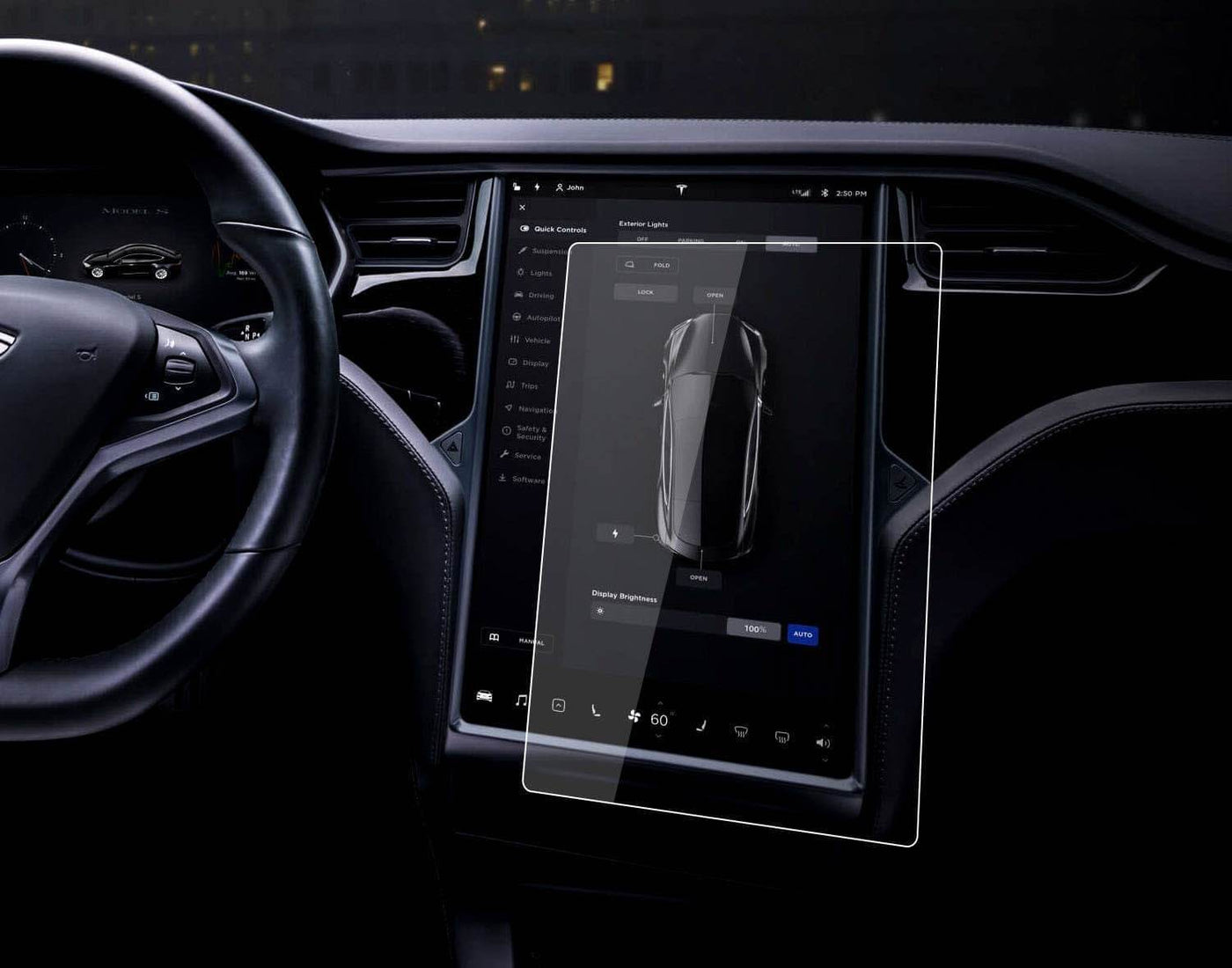 Screen Protector Film for Tesla Model S in Tesla Model Accessories