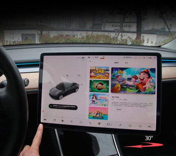 Screen Swivel Mount Kit with ABS Rear Cover for Tesla Model 3 and Model Y 2017-2021 - PimpMyEV