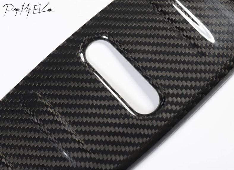 Genuine Carbon Fiber Frunk Scuff Plate For Model 3 (Gloss) - PimpMyEV