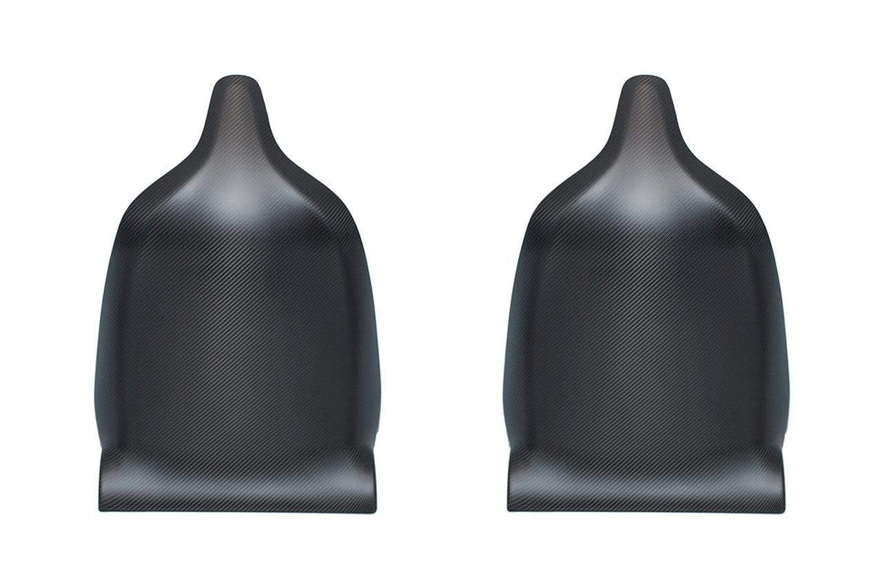 Genuine Carbon Fiber Seat Backs for Model X (Matte) 2015-2020 - PimpMyEV