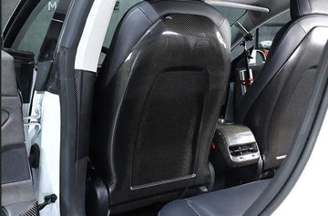 Genuine Carbon Fiber Seat Full Back Replacements for Model Y (Gloss) - PimpMyEV